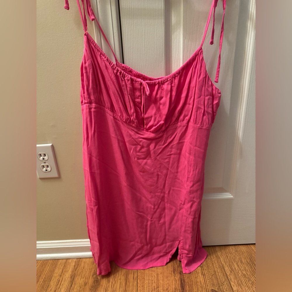 Garage Hot Pink Mini Dress